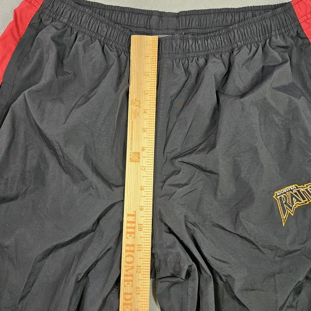 Vintage Rochester Rattlers Track Pants Men’s M New Balance Black MLL Y2K